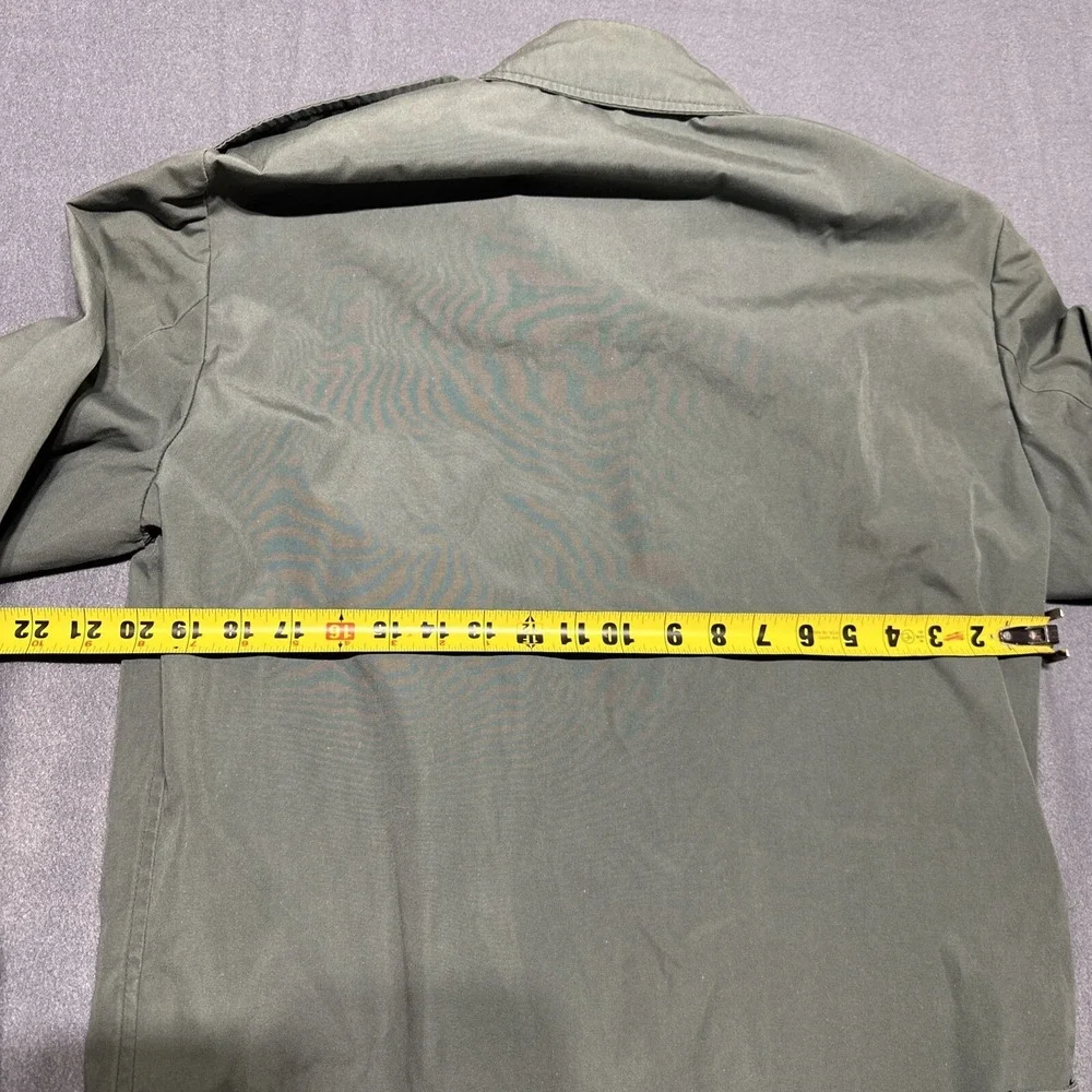 VINTAGE 70s  AG-274 MILITARY GREEN WATER REPELLENT JACKET SIZE 40 TALL
